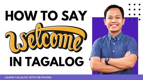 tagalog ng welcome